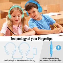 Load image into Gallery viewer, HD850 Bulk School Kids Headphones with 85dB Safe Volume Limited
