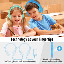 Load image into Gallery viewer, HD850 Bulk School Kids Headphones with 85dB Safe Volume Limited