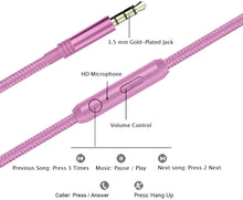 Load image into Gallery viewer, AILIHEN C8 Wired Headphones with Microphone and Volume Control