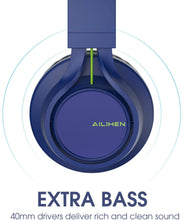 Load image into Gallery viewer, AILIHEN C8 Wired Headphones with Microphone and Volume Control
