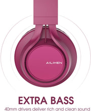 Load image into Gallery viewer, AILIHEN C8 Wired Headphones with Microphone and Volume Control